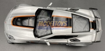Chevrolet Corvette ZR1 № 2 2019 года, масштаб 1:24, Motormax 73785