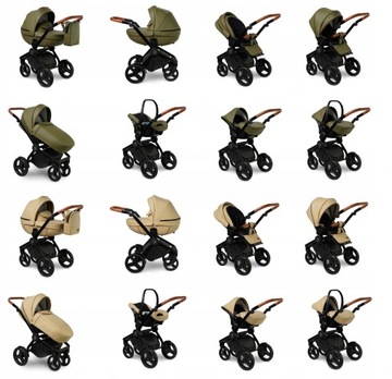 ДЕТСКАЯ КОЛЯСКА VERDI FUTURO 3В1 + СУМКА + АКСЕССУАРЫ