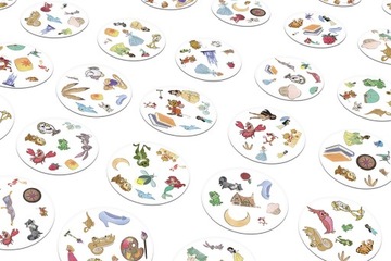 ИГРОВЫЕ КАРТЫ DOBBLE ПРИНЦЕССА ДЛЯ ДЕТЕЙ СЕМЕЙНАЯ КАРТОЧНАЯ ИГРА ПРИНЦЕССА