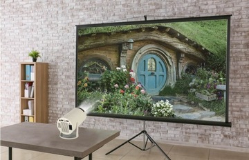 PROJEKTOR RZUTNIK PRZENOŚNY LED 1280X720 40-130