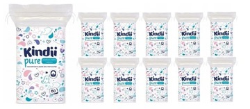 KINDII PURE BABY ХЛОПЫ 60 ШТ. ХЛОПОК