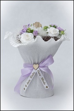 СВАДЕБНЫЙ ПОДАРОЧНЫЙ БУКЕТ ИЗ 3-Х ПОЛОТЕНЦИЙ