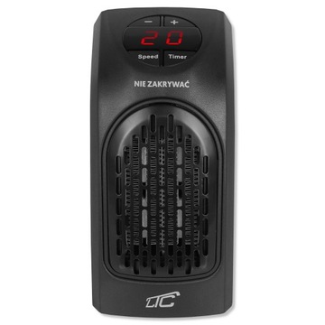 Тепловентилятор мощностью 400 Вт с ЖК-дисплеем LTC WT12