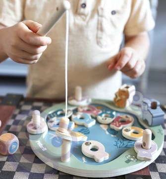 VIGA POLARB ДЕРЕВЯННАЯ РЫБАЛКА ИГРА НАВЫКИ