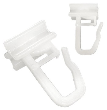 Agrafka ze ślizgiem do szyn ALUM - 100 szt.