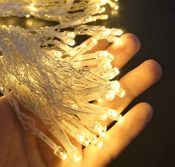 Kurtyna świetlna LED 2x2 m funkcja pamięci CIEPŁA