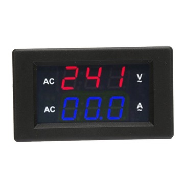 ВОЛЬТМЕТР И АМПЕРМЕТР LED 100-300В 0-50А