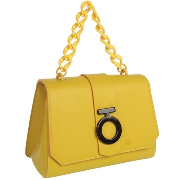 NOBO dámska kabelka žltá elegantná kabelka
