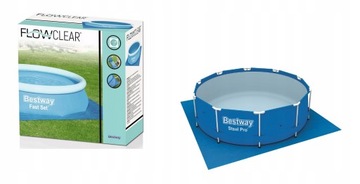 Bestway Брезентовый коврик для бассейна 335x335 см 58001