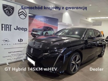 Peugeot 2025 Peugeot 308 1.2 mHEV GT 145 KM e-DCS6 Dealer Gwarancja Vat23 1.2 Hybryda