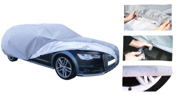 Автомобильный чехол брезентовый S1 380-405 эксклюзив + 3 ремня безопасности STRONG