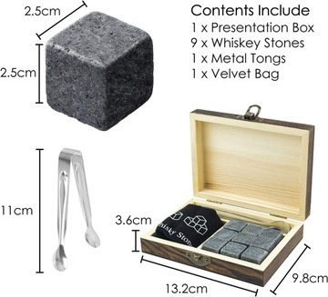 ЛЕДЯНЫЕ КАМНИ, КАМЕННЫЕ КУБИКИ ДЛЯ ВИСКИ, ПОДАРОК