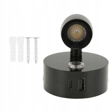 LAMPKA KINKIET LAMPA LED 12V Z WŁĄCZNIKIEM