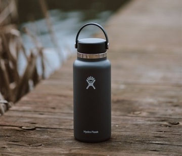 HYDRO FLASK Бутылка ШИРОКИЙ РОТ 946 мл белый