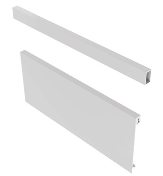 Panel frontu wew Axis Pro GTV + reling H=110 biały