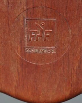 Krzesełko dziecięce Flototto \ Pagholz Schulmöbel lata 60-70 te.