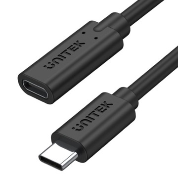USB-C 3.1 10 Гбит/с 4K PD 100 Вт Удлинительный кабель 1 м
