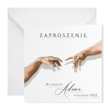 Zaproszenie urodzinowe ART Personalizowane + kop.