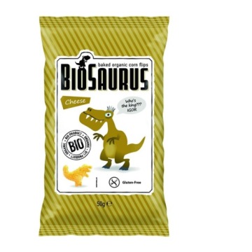 BIOSAURUS снеки кукурудзяні біо динозаври сирні безглютенові