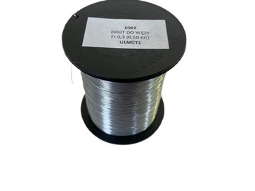 Drut do węzy ocynkowany fi 0,3 mm (0,50 kg) PRODUCENT
