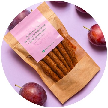 Śliwkowe rollsy naturalny prebiotyk 50 g