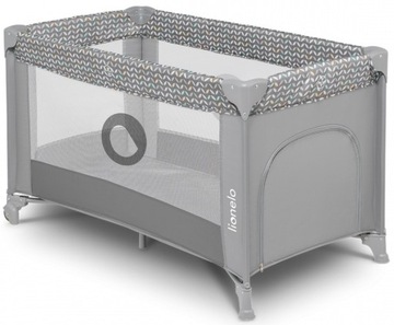 LIONELO STEFI ŁÓŻECZKO TURYSTYCZNE KOJEC SKŁADANE GREY CONCRETE/MULTICOLOR