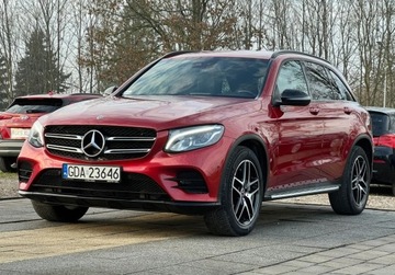 Mercedes GLC C253 SUV 2.1 220 d 170KM 2018 Mercedes-Benz GLC 220d 170KM 4Matic AMG Line Xenon Led Pol Skora Kamera St