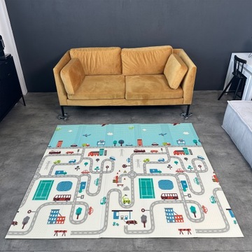 ДЕТСКИЙ ДВУХСТОРОННИЙ КОВрик ПЕННЫЙ, 200х180см