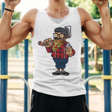 МАЙКА АНИМИРОВАННАЯ ПИЦЦА БОРОДА