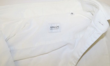 Armani Collezioni bawełniana koszula na spinki M