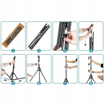 СВЕТОДИОДНАЯ КОЛЬЦЕВАЯ ЛАМПА В ПОДАРОК+БЕСПЛАТНЫЙ ШТАТИВ 2,2 м