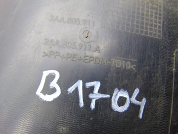 PODBĚH LEVÉ LEVÝ PŘEDNÍ VW PASSAT B7 3AA805911A
