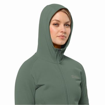 Damski polar z kapturem Jack Wolfskin BAISELBERG HOODED M