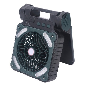Портативный солнечный вентилятор со светодиодной подсветкой, аккумулятор 10000 мАч DS