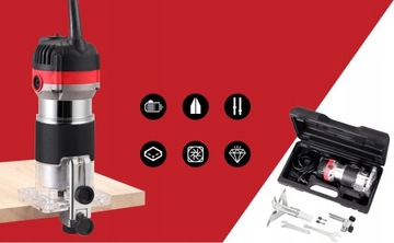 МОЩНЫЙ ФРЕЗЕРНЫЙ СТАНОК ЭЛЕКТРИЧЕСКИЙ ТРИМЕР ДЛЯ ДРЕВЕСИНЫ 800 Вт 1/4