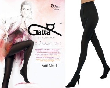 pg. Rajstopy Gatta SATTI MATTI 3D 50 den rozm. 3-M