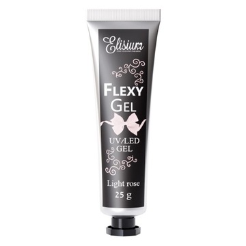 Набор FLEXY GEL UV GEL LED Light Rose + молочный гель Flexy Gel Elisium
