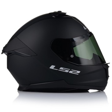 МОТОЦИКЛЬНЫЙ ШЛЕМ LS2 FF808 STORM II MAT ЧЕРНЫЙ СОСТАВ + ТОНИРОВАНИЕ СТЕКЛА