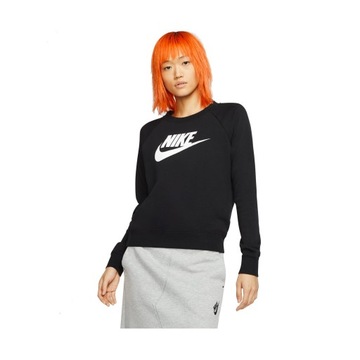 Bluza damska Nike Essentials Crew FLC HBR czarna B