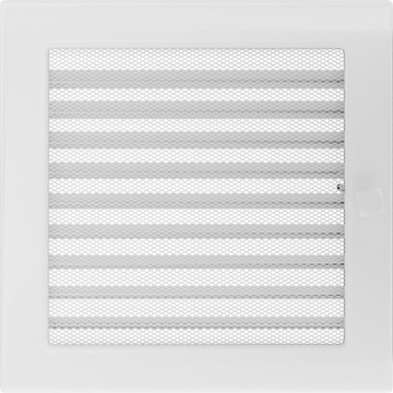 KRATKA BIAŁA Z ŻALUZJĄ 22x22