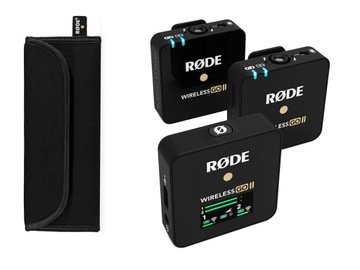 Беспроводной комплект Rode Wireless GO II + держатель для репортера Interview Go