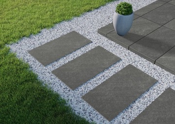 GRUBY GRES 2CM PŁYTY TARASOWE 120x40 BETONOPODOBNE