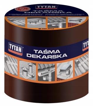 TAŚMA DEKARSKA TYTAN 15CMX10M BRĄZ BRĄZOWA