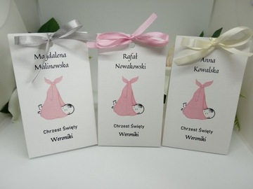 WA18B Благодарственное письмо + открытка на крещение КРЕЩЕНИЕ