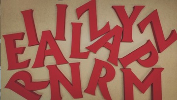 надписи, буквы, объемные цифры, высота 15см.