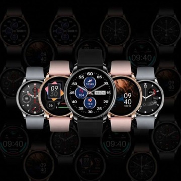 SMARTWATCH ZEGAREK DAMSKI POLSKIE MENU ROZMOWY CIŚNIENIE + 2 PASKI GRATIS