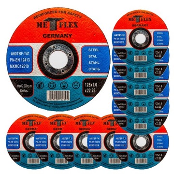 TARCZA DO CIĘCIA METALU TARCZE 125x1,0 MET-FLEX