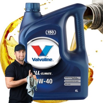 OLEJ SILNIKOWY 10W40 - 4L VALVOLINE PÓŁSYNTETYCZNY ACEA A3 B4 ORYGINALNY