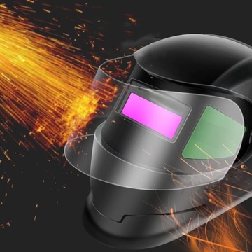 Сварочные шлемы Автоматическое затемнение Высокая видимость Регулировка сварки Нет света