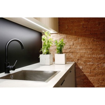 Бетонный горшок 15x15 см - архитектурный бетон